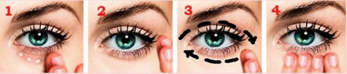 Массаж век при блефарите