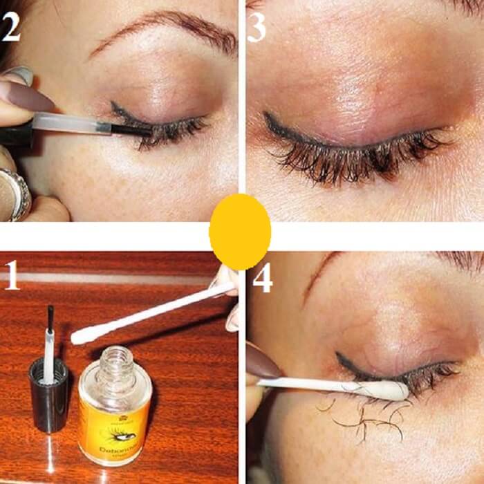 Снимаем ресницы