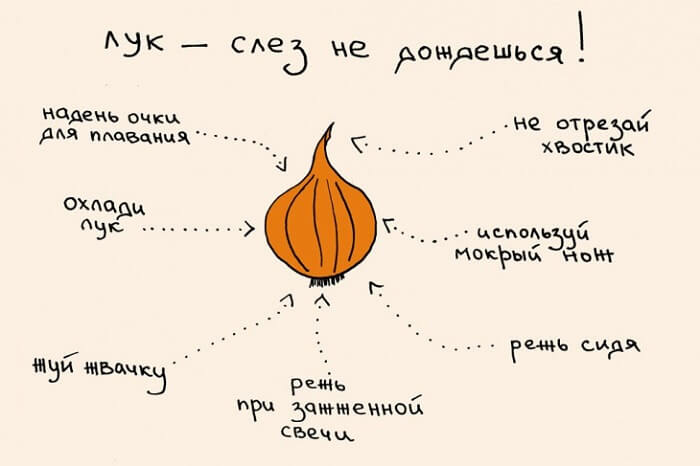 Лук в помощь